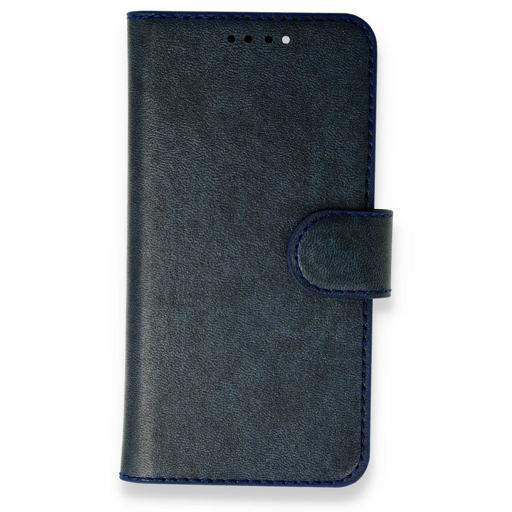 Newface Xiaomi Redmi Note 8 Kılıf Trend S Plus Kapaklı Kılıf - Lacivert