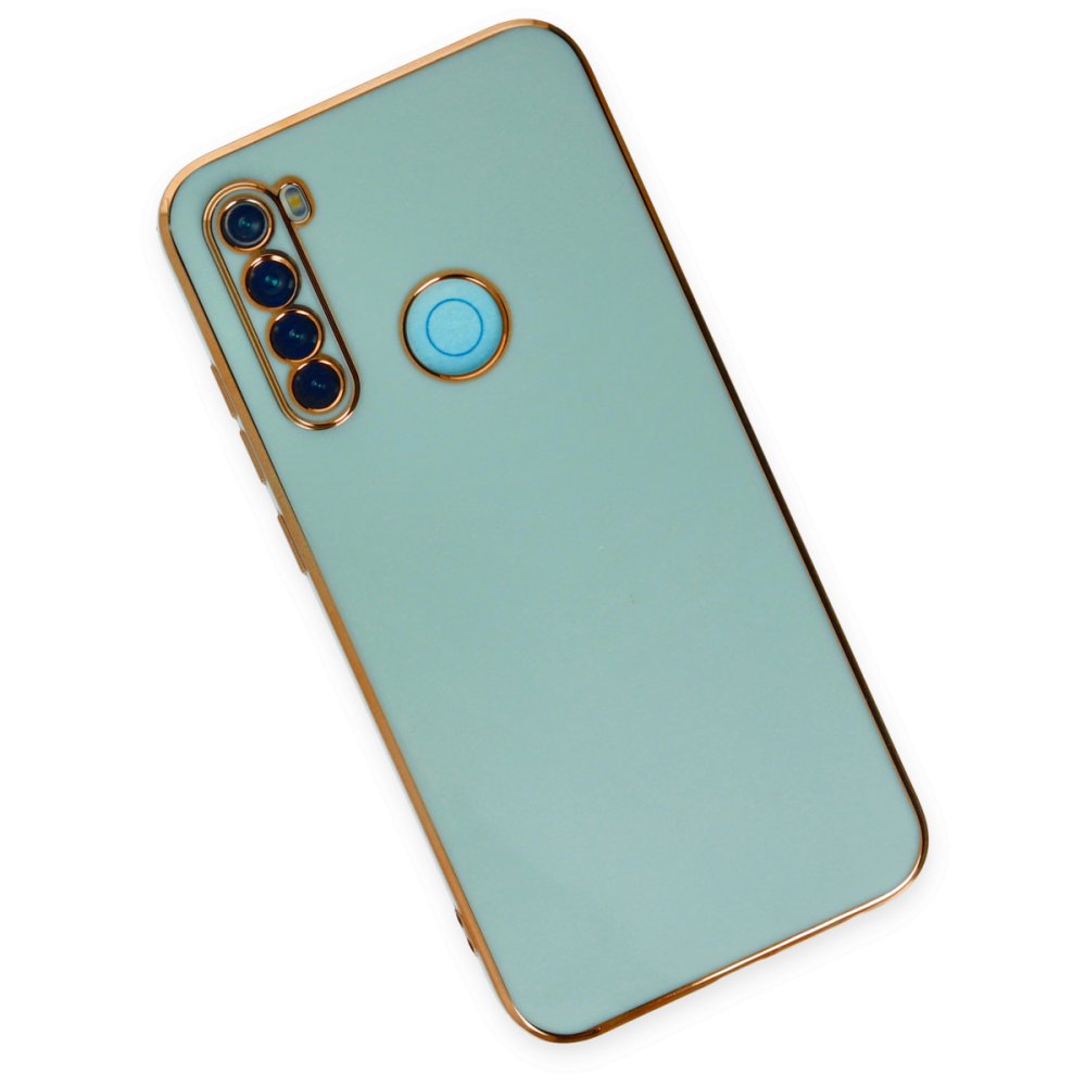 Newface Xiaomi Redmi Note 8 Kılıf Volet Silikon - Açık Yeşil