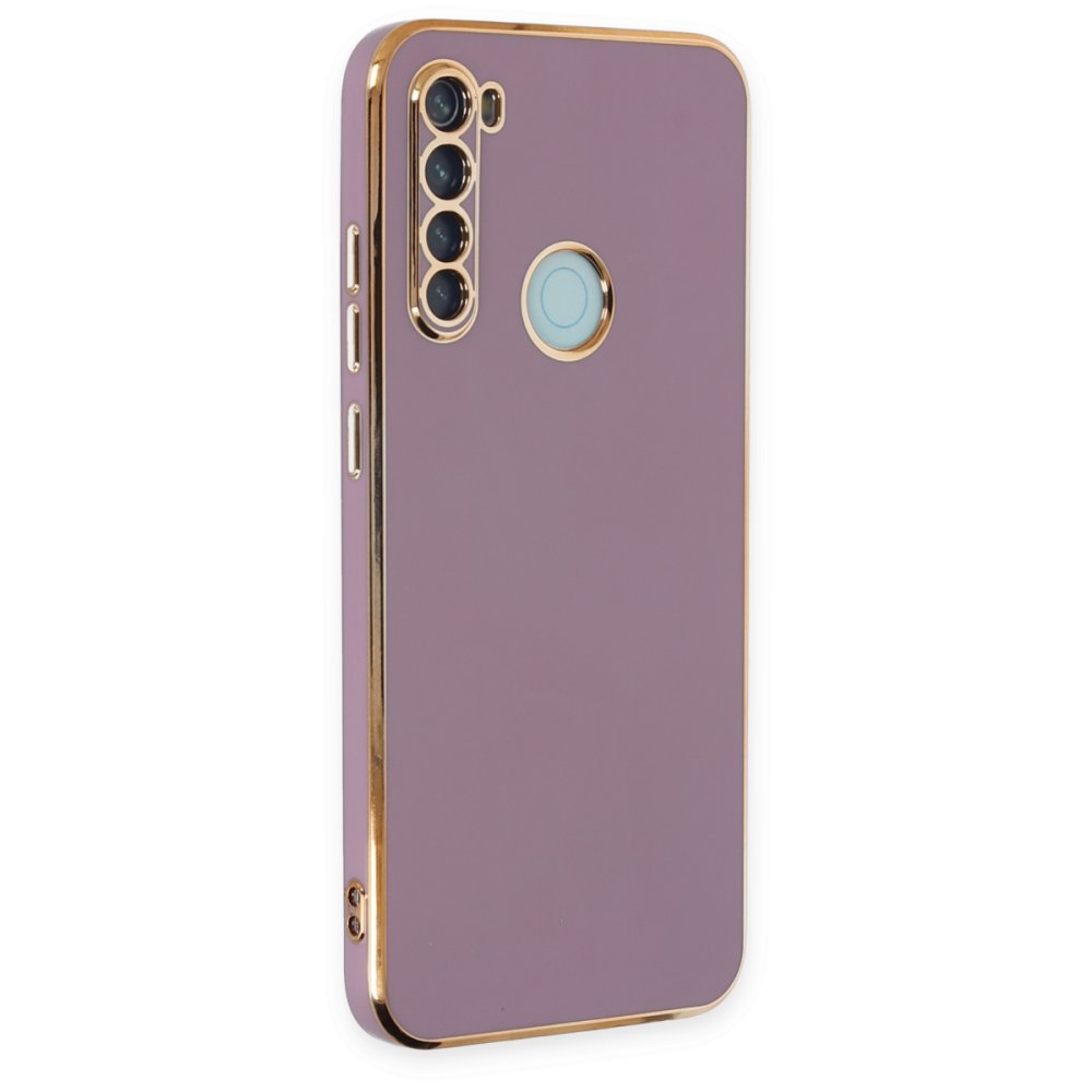 Newface Xiaomi Redmi Note 8 Kılıf Volet Silikon - Mor