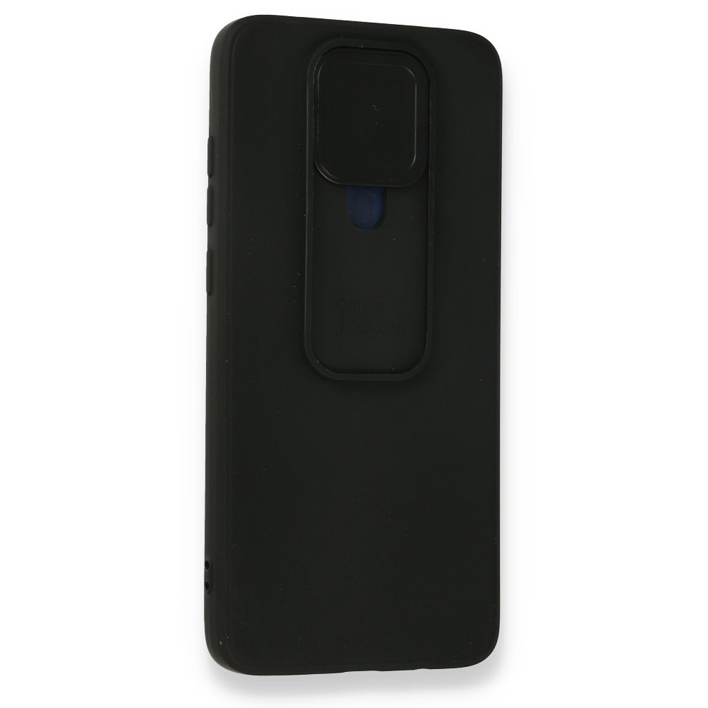 Newface Xiaomi Redmi Note 8 Pro Kılıf Color Lens Silikon - Siyah