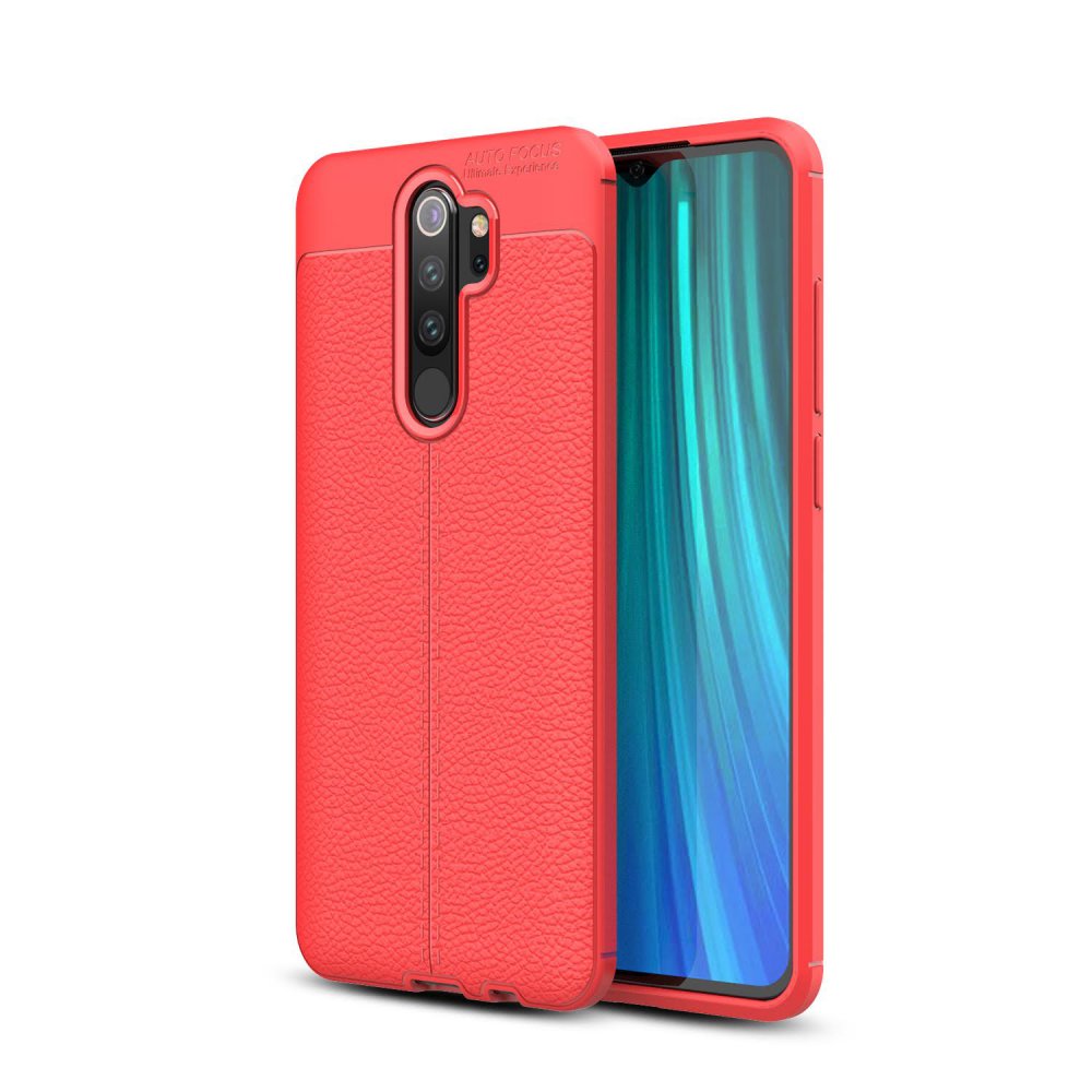 Newface Xiaomi Redmi Note 8 Pro Kılıf Auto Focus Kapak - Kırmızı
