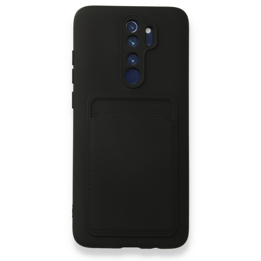 Newface Xiaomi Redmi Note 8 Pro Kılıf Kelvin Kartvizitli Silikon - Siyah