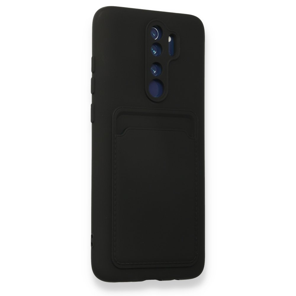 Newface Xiaomi Redmi Note 8 Pro Kılıf Kelvin Kartvizitli Silikon - Siyah