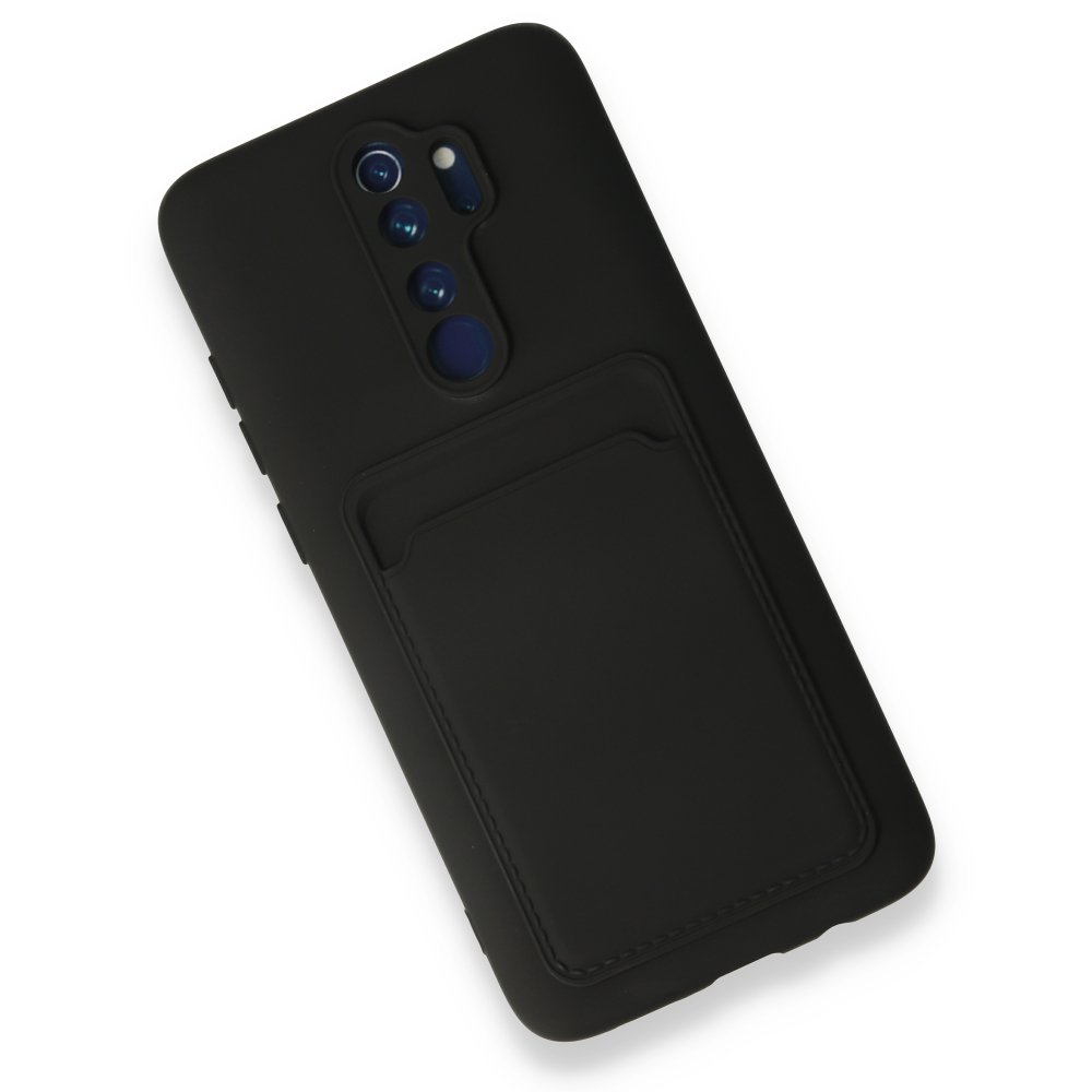 Newface Xiaomi Redmi Note 8 Pro Kılıf Kelvin Kartvizitli Silikon - Siyah