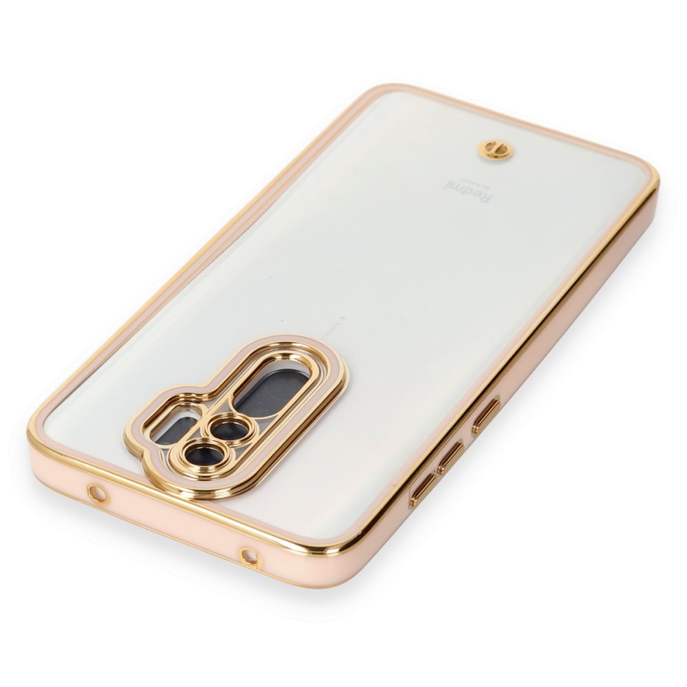 Newface Xiaomi Redmi Note 8 Pro Kılıf Liva Lens Silikon - Rose