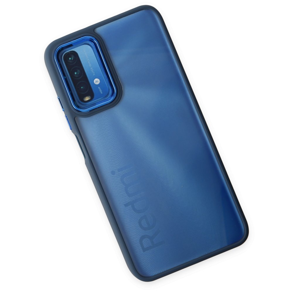Newface Xiaomi Redmi Note 9 4G Kılıf Dora Kapak - Mavi