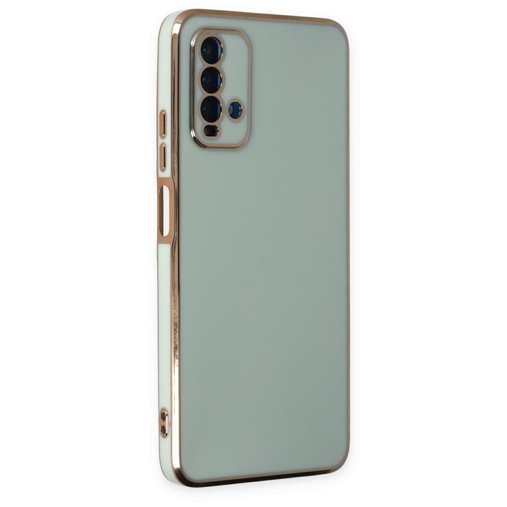 Newface Xiaomi Redmi Note 9 4G Kılıf Volet Silikon - Açık Yeşil