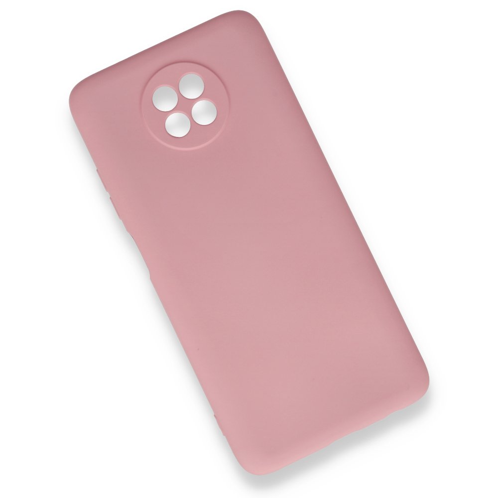 Newface Xiaomi Redmi Note 9 5G Kılıf Nano içi Kadife Silikon - Pembe