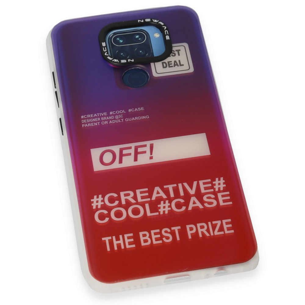 Newface Xiaomi Redmi Note 9 Kılıf Estoril Desenli Kapak - Estoril - 9