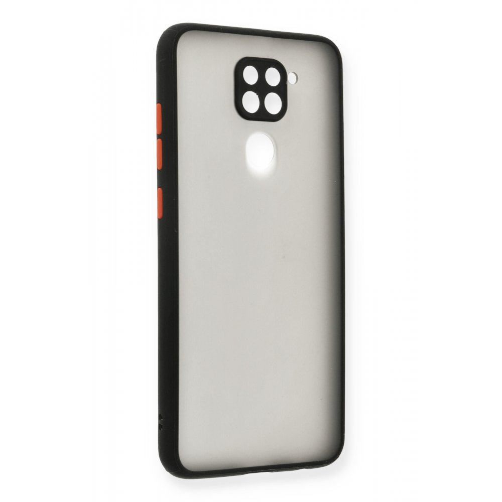 Newface Xiaomi Redmi Note 9 Kılıf Montreal Silikon Kapak - Siyah