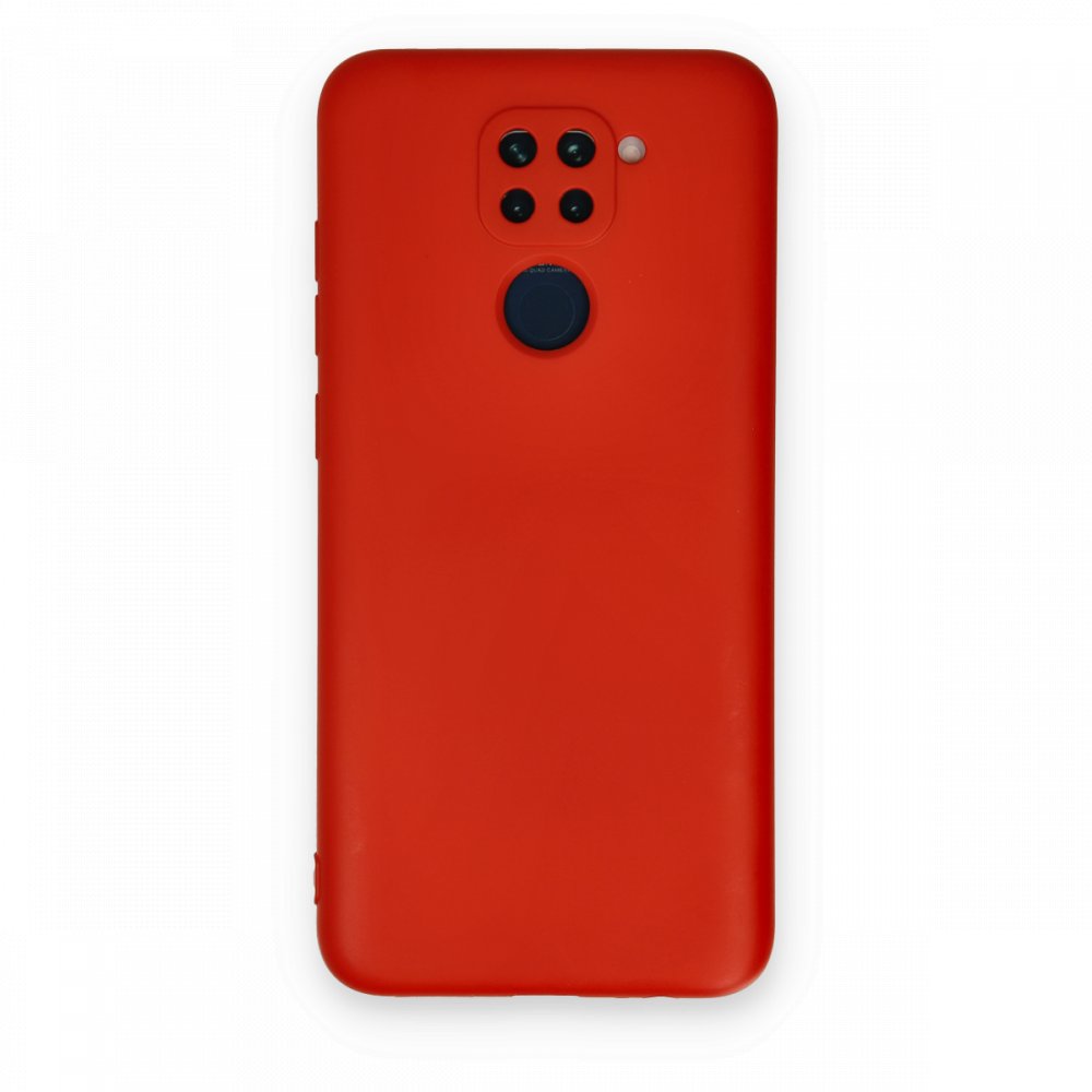 Newface Xiaomi Redmi Note 9 Kılıf Nano içi Kadife  Silikon - Kırmızı