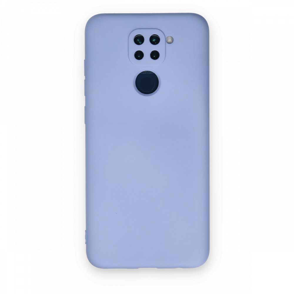 Newface Xiaomi Redmi Note 9 Kılıf Nano içi Kadife Silikon - Lila