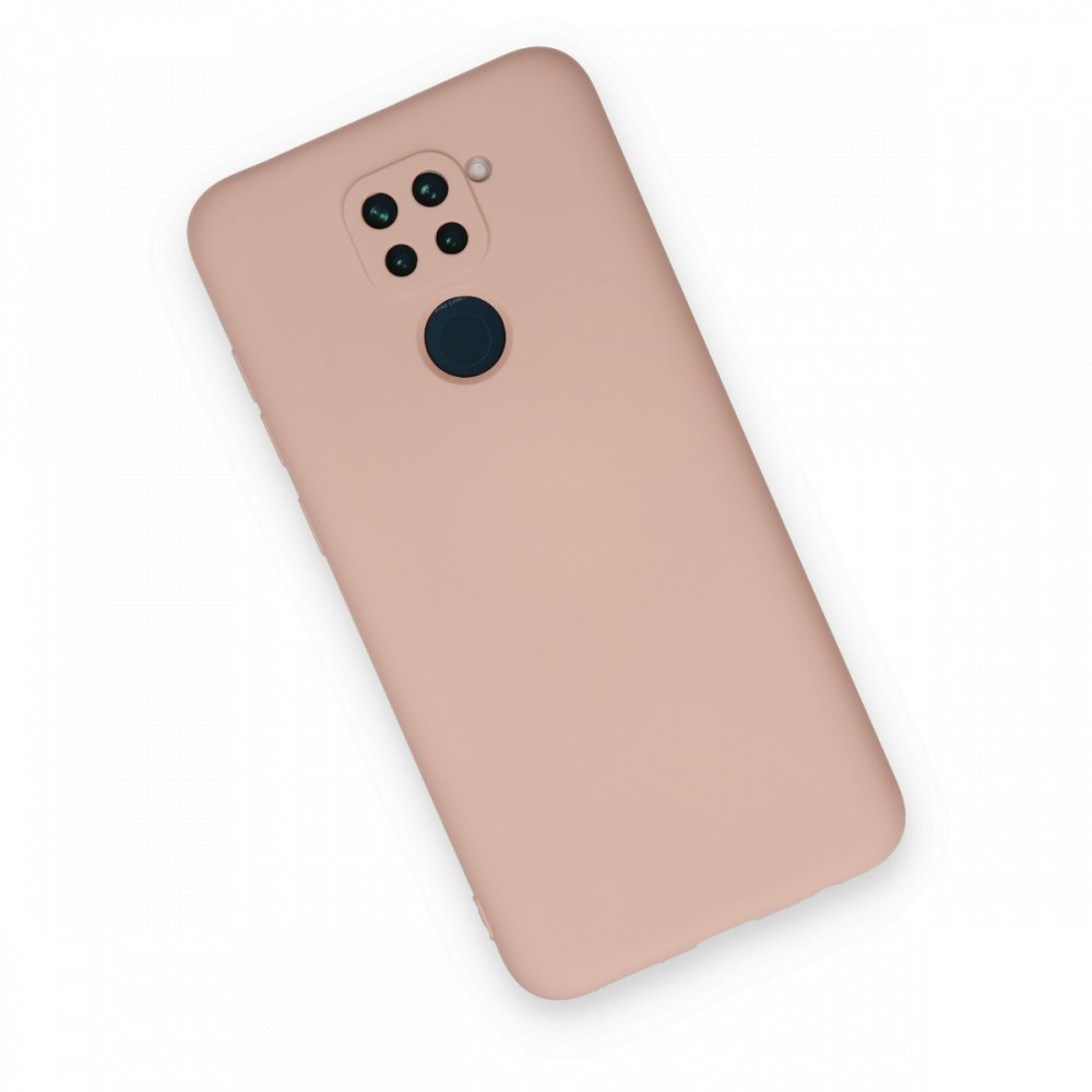 Newface Xiaomi Redmi Note 9 Kılıf Nano içi Kadife  Silikon - Pudra