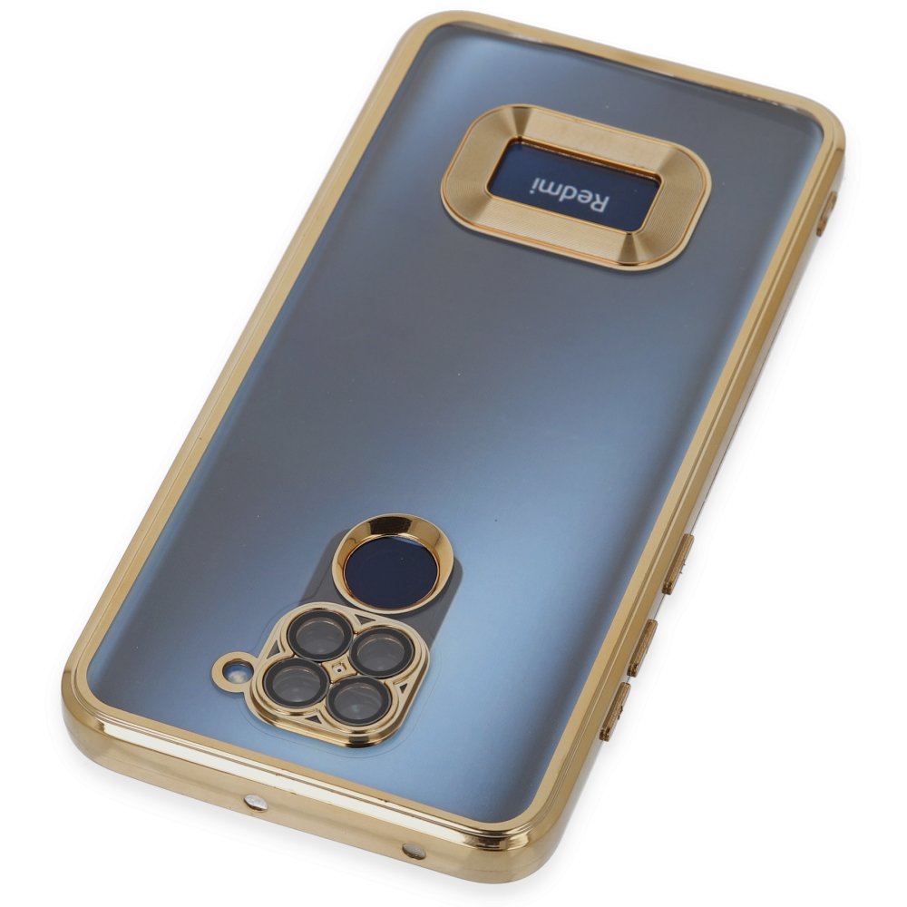 Newface Xiaomi Redmi Note 9 Kılıf Slot Silikon - Gold