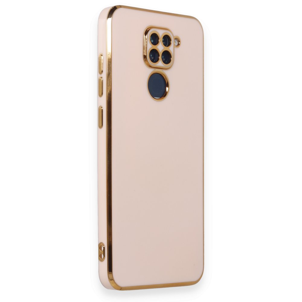 Newface Xiaomi Redmi Note 9 Kılıf Volet Silikon - Pembe
