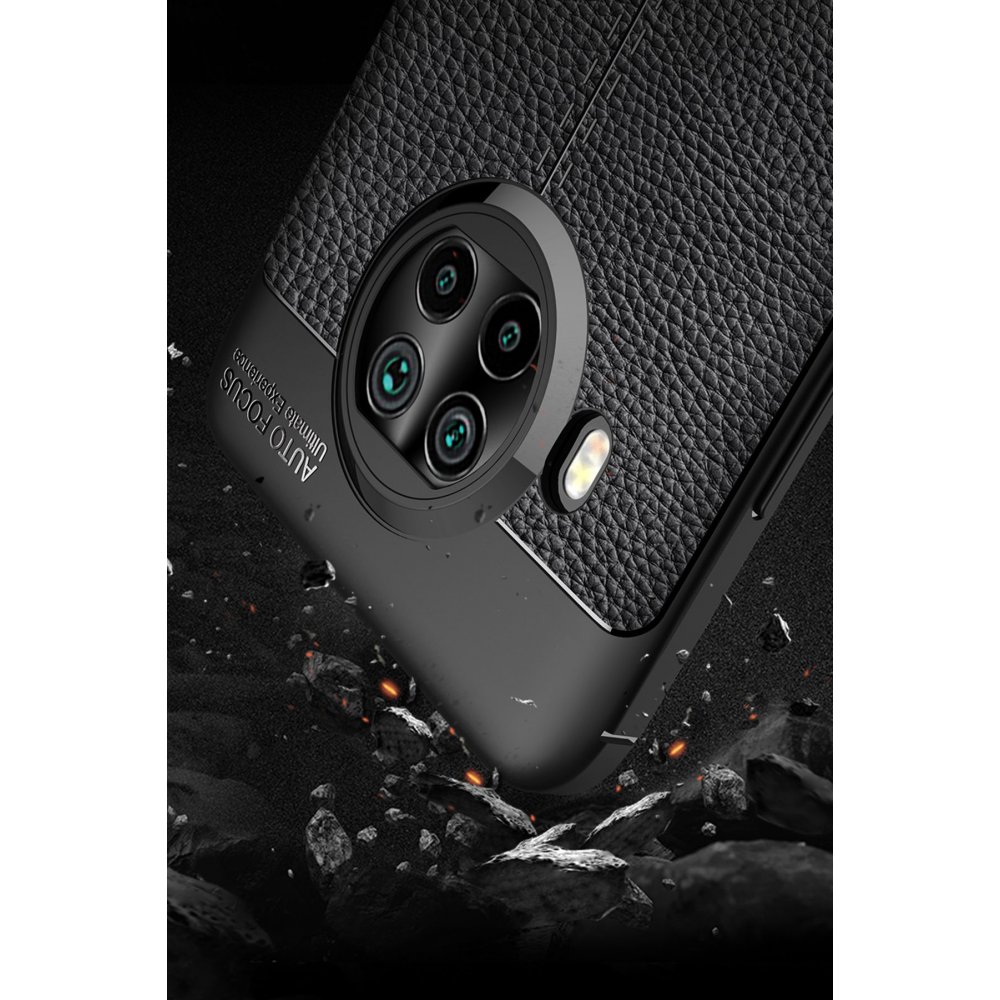 Newface Xiaomi Redmi Note 9 Pro 5G Kılıf Auto Focus Kapak - Siyah