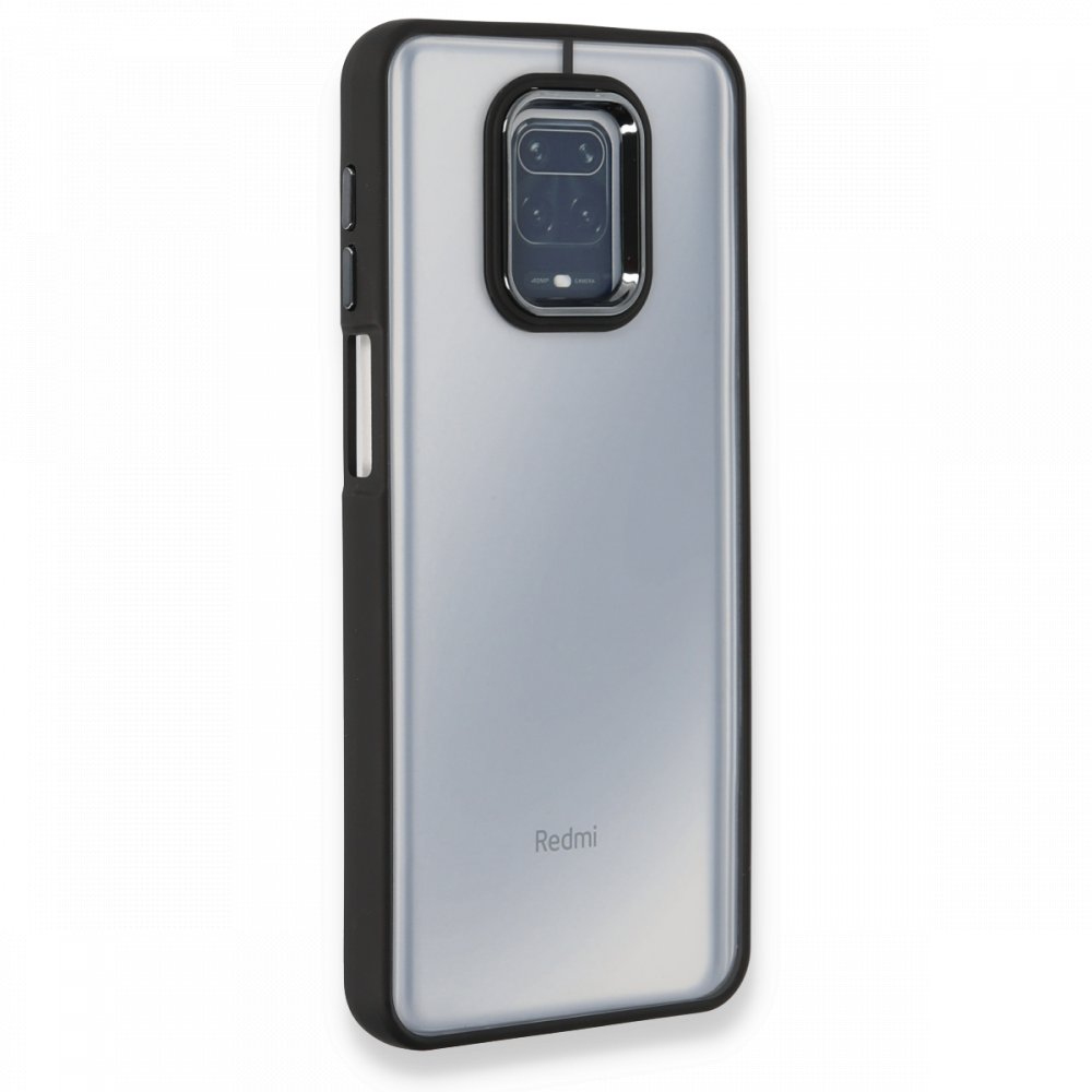 Newface Xiaomi Redmi Note 9 Pro Kılıf Dora Kapak - Siyah