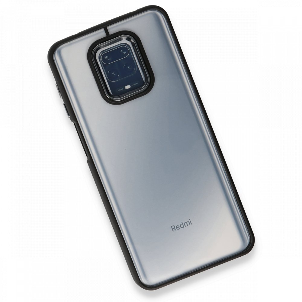 Newface Xiaomi Redmi Note 9 Pro Kılıf Dora Kapak - Siyah