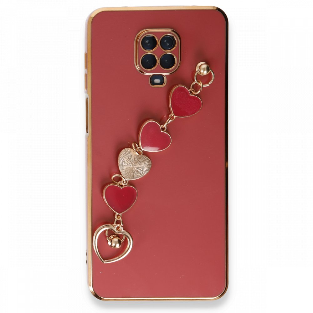 Newface Xiaomi Redmi Note 9 Pro Kılıf Esila Silikon - Kırmızı