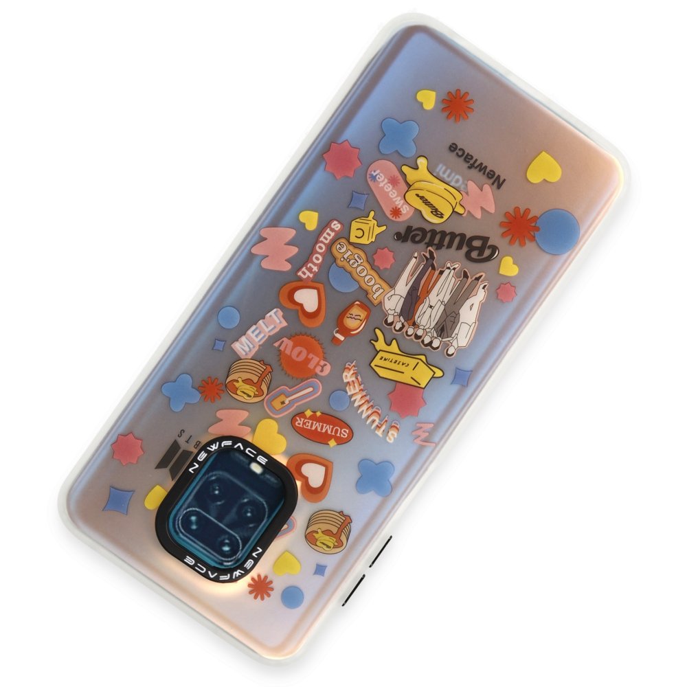 Newface Xiaomi Redmi Note 9 Pro Kılıf Estoril Desenli Kapak - Estoril - 16