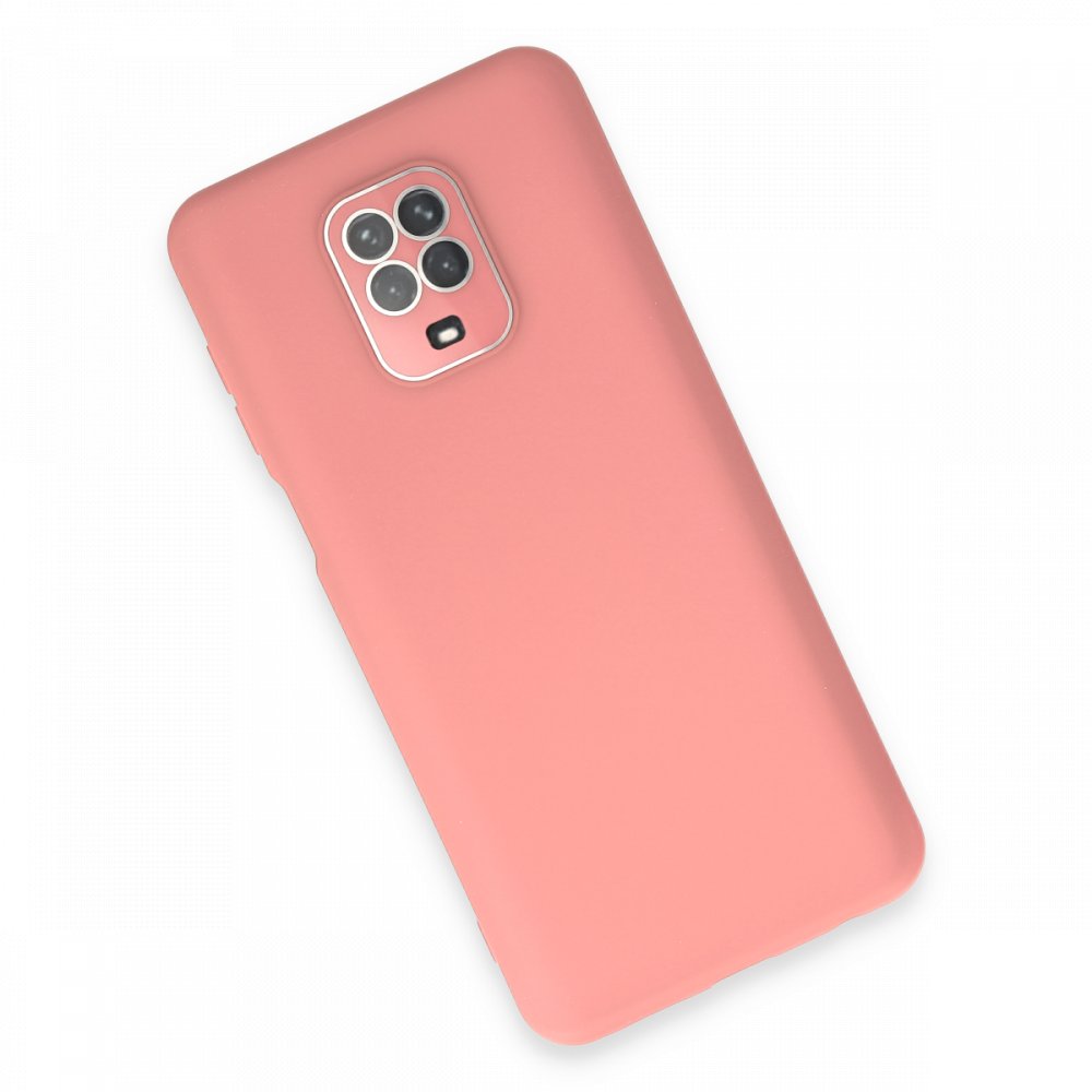 Newface Xiaomi Redmi Note 9 Pro Kılıf Lansman Glass Kapak - Pembe