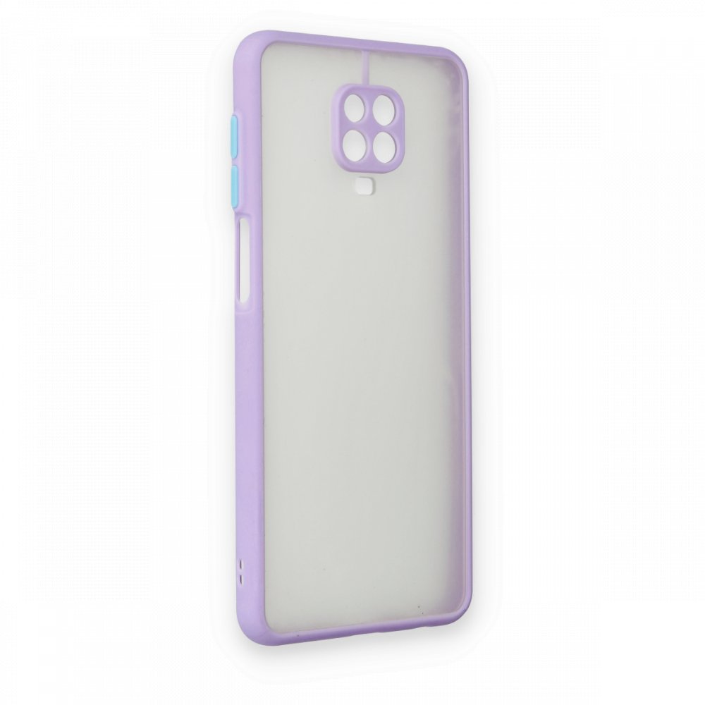 Newface Xiaomi Redmi Note 9 Pro Kılıf Montreal Silikon Kapak - Mor