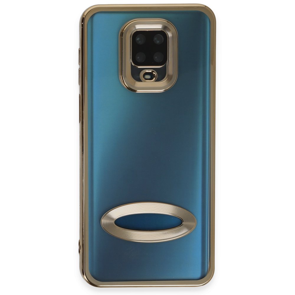 Newface Xiaomi Redmi Note 9 Pro Kılıf Slot Silikon - Gold