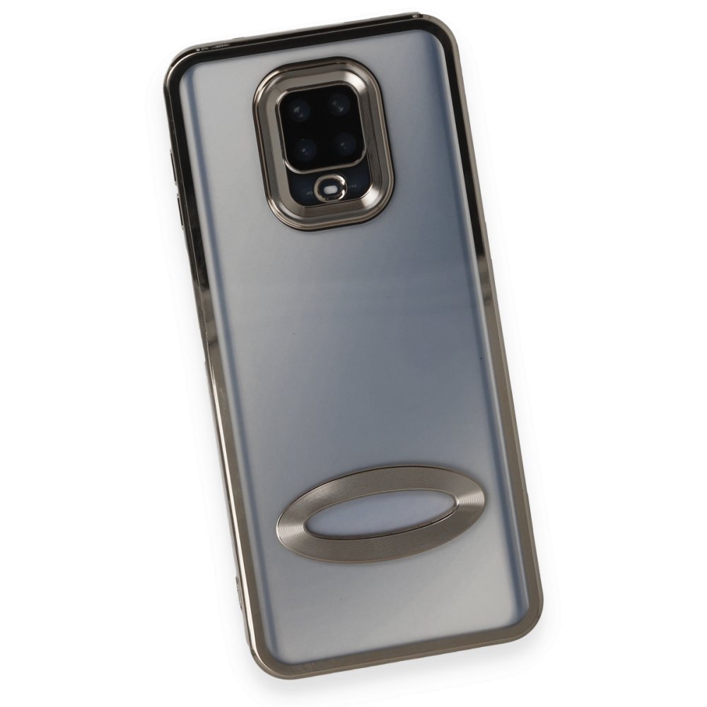 Newface Xiaomi Redmi Note 9 Pro Kılıf Slot Silikon - Gümüş