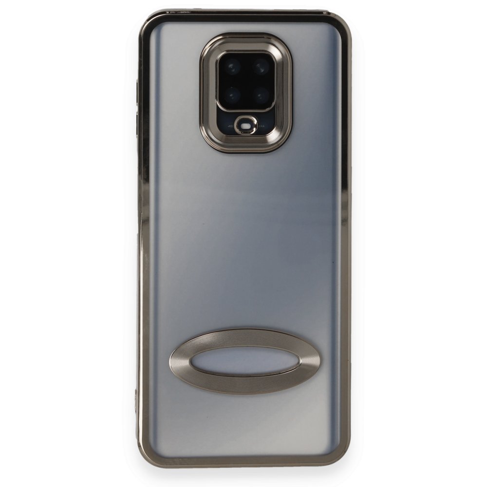 Newface Xiaomi Redmi Note 9 Pro Kılıf Slot Silikon - Gümüş