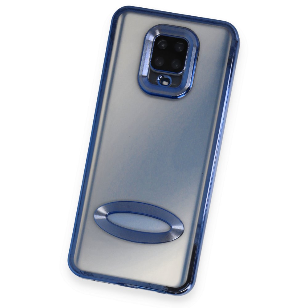 Newface Xiaomi Redmi Note 9 Pro Kılıf Slot Silikon - Mavi