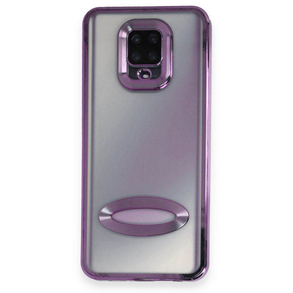 Newface Xiaomi Redmi Note 9 Pro Kılıf Slot Silikon - Mor