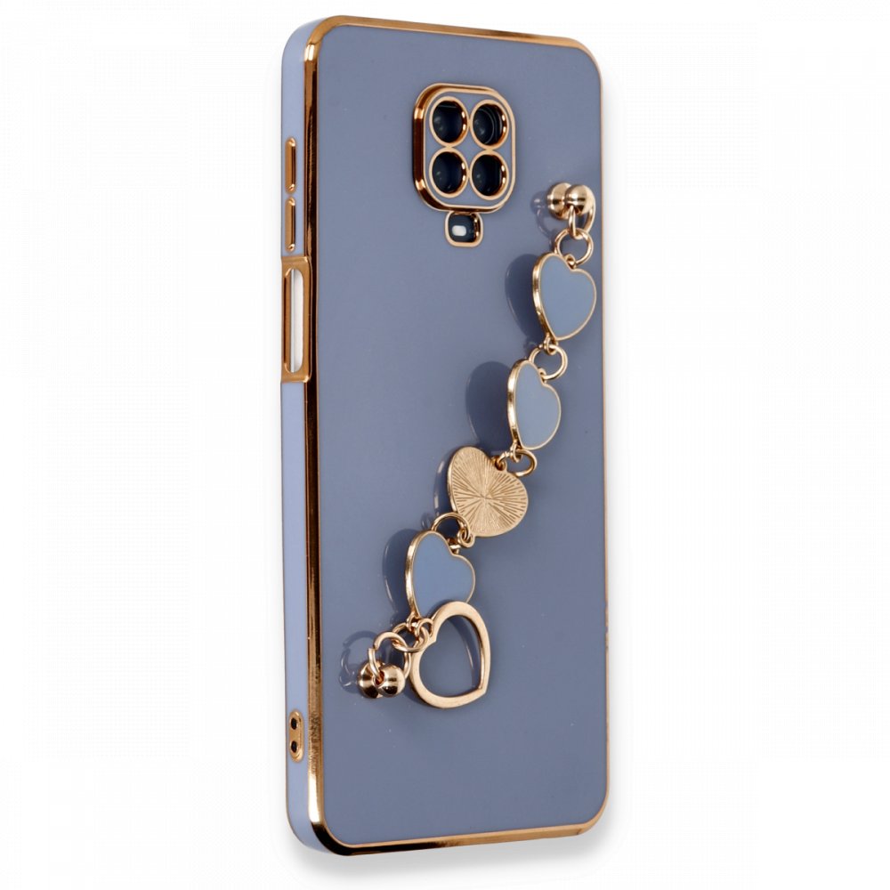 Newface Xiaomi Redmi Note 9S Kılıf Esila Silikon - Gri