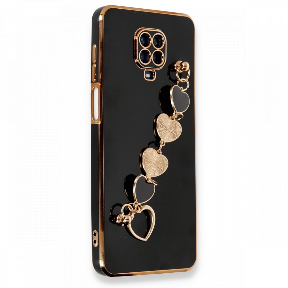 Newface Xiaomi Redmi Note 9S Kılıf Esila Silikon - Siyah