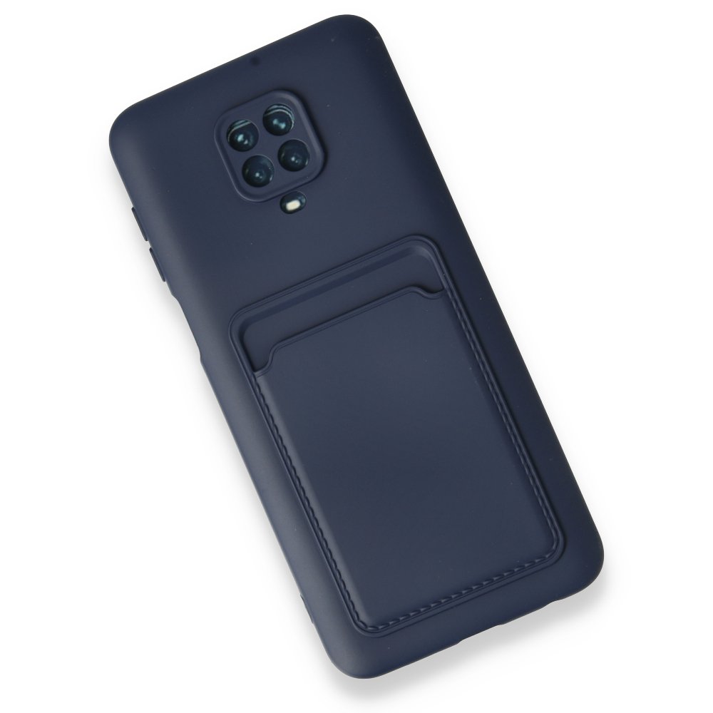 Newface Xiaomi Redmi Note 9S Kılıf Kelvin Kartvizitli Silikon - Lacivert
