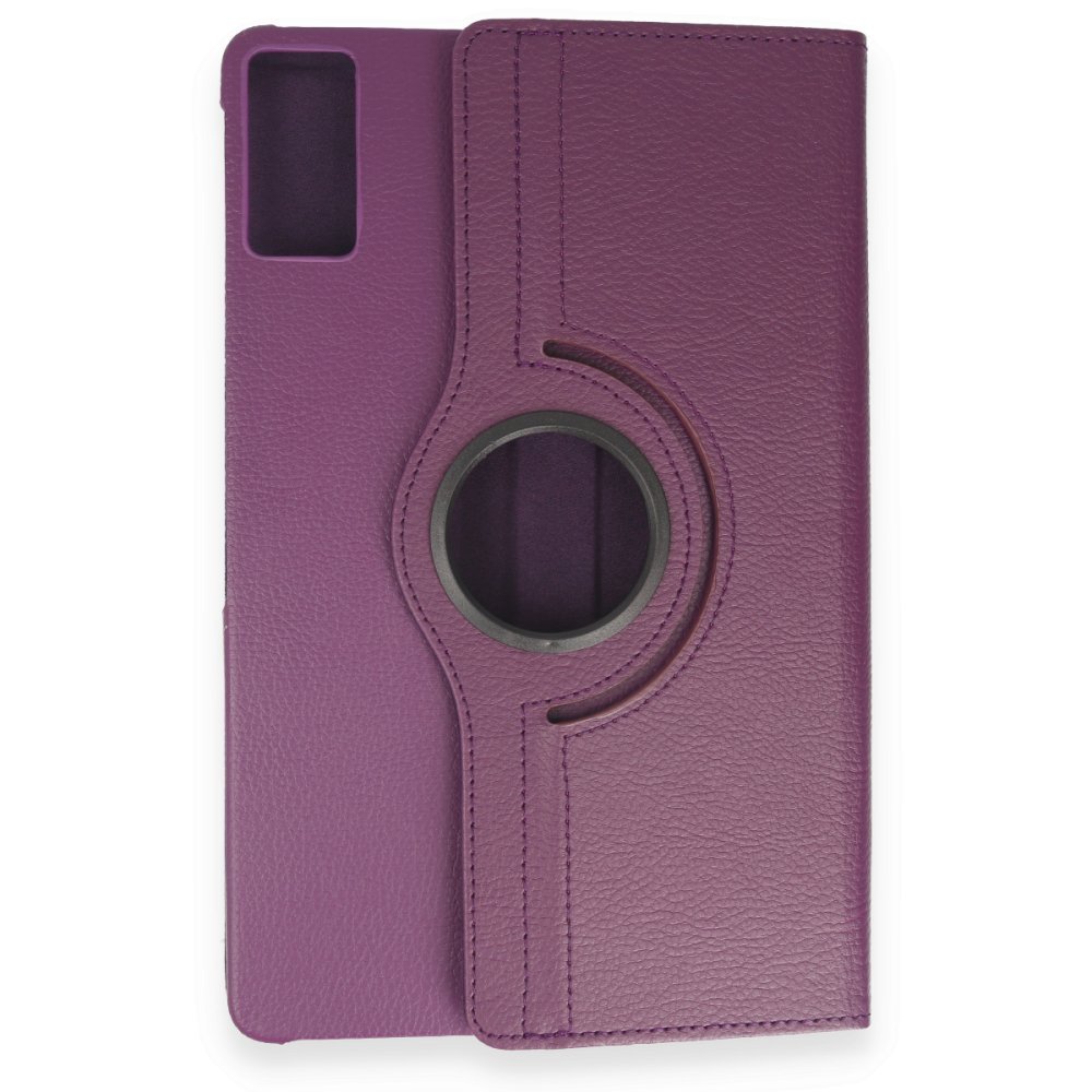 Newface Xiaomi Redmi Pad SE 4G Kılıf 360 Tablet Deri Kılıf - Mürdüm