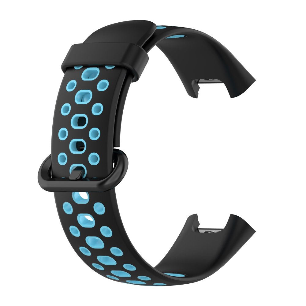 Newface Xiaomi Redmi Watch 2 Lite Spor Delikli Kordon - Siyah-Mavi