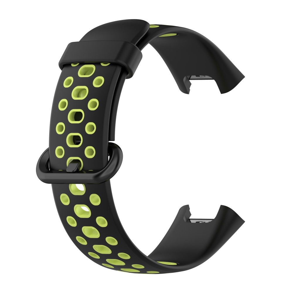 Newface Xiaomi Redmi Watch 2 Lite Spor Delikli Kordon - Siyah-Yeşil