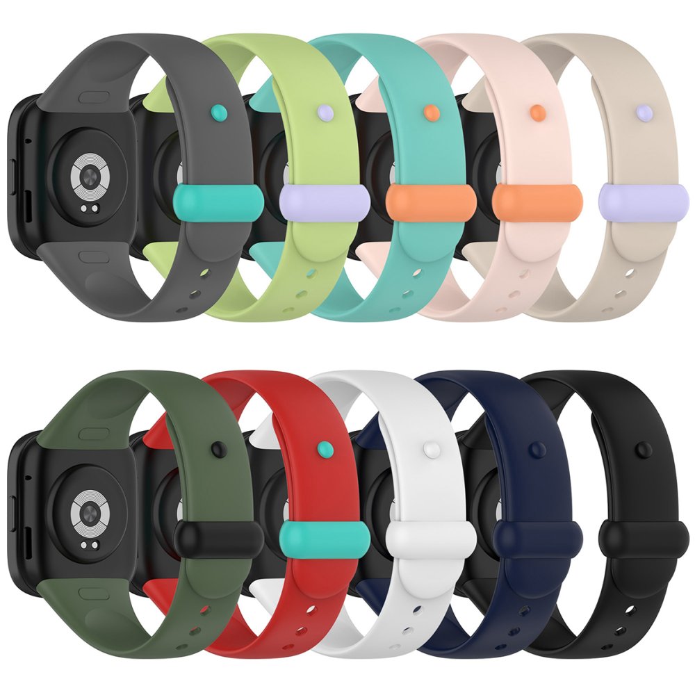 Newface Xiaomi Redmi Watch 3 Origin Silikon Kordon - Kırmızı