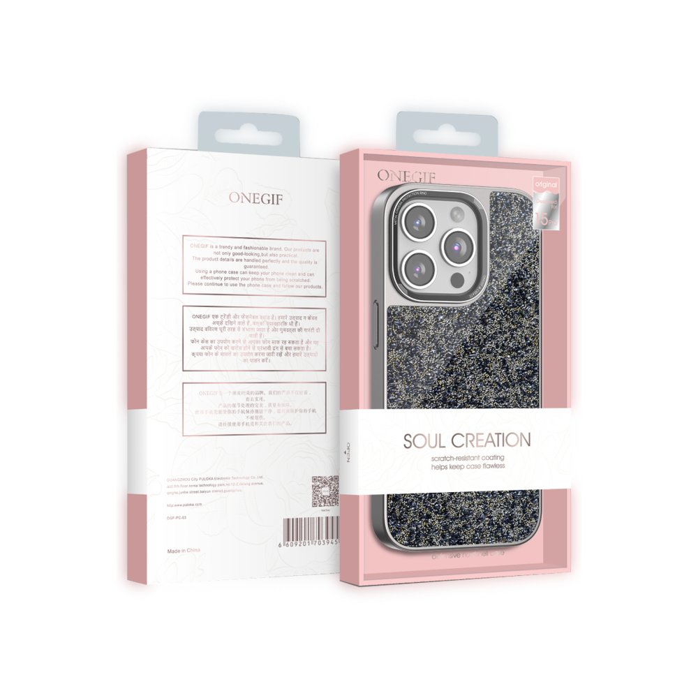 Onegif iPhone 15 Gem Kapak - Titan Gri