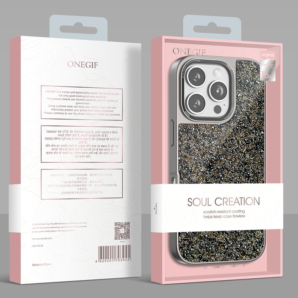 Onegif iPhone 16 Pro Max Gem Kapak - Titan Gri