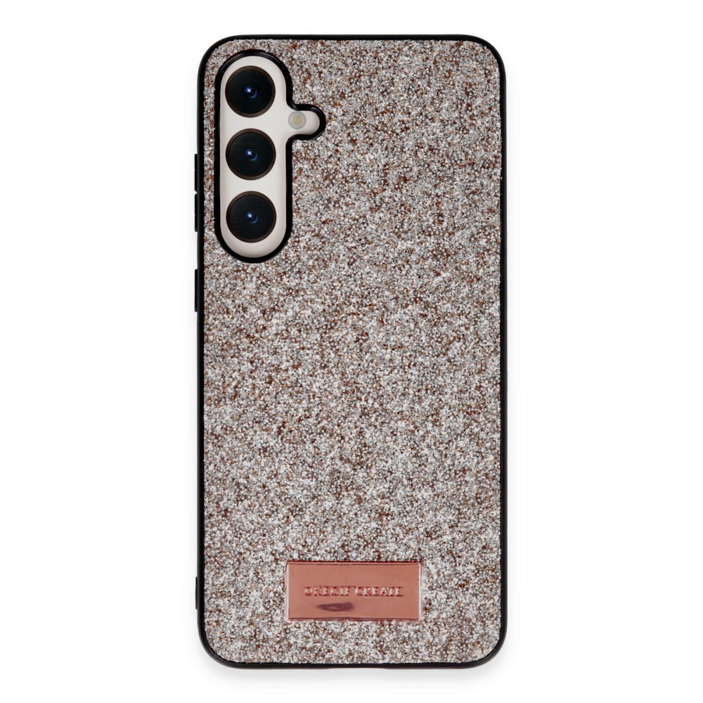 Onegif Samsung Galaxy A14 4G Bright Simli Kapak - Gold