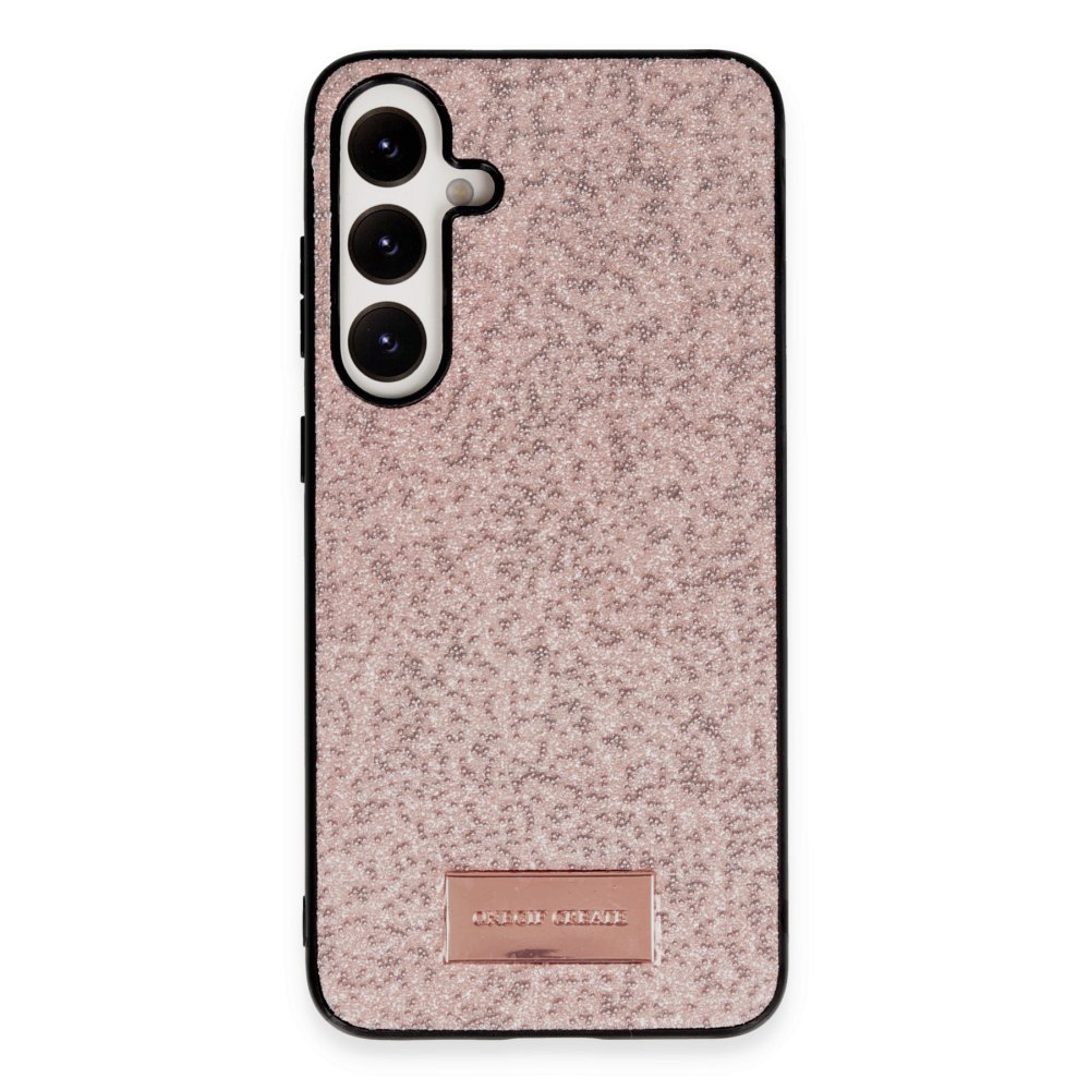 Onegif Samsung Galaxy A34 5G Bright Simli Kapak - Pembe