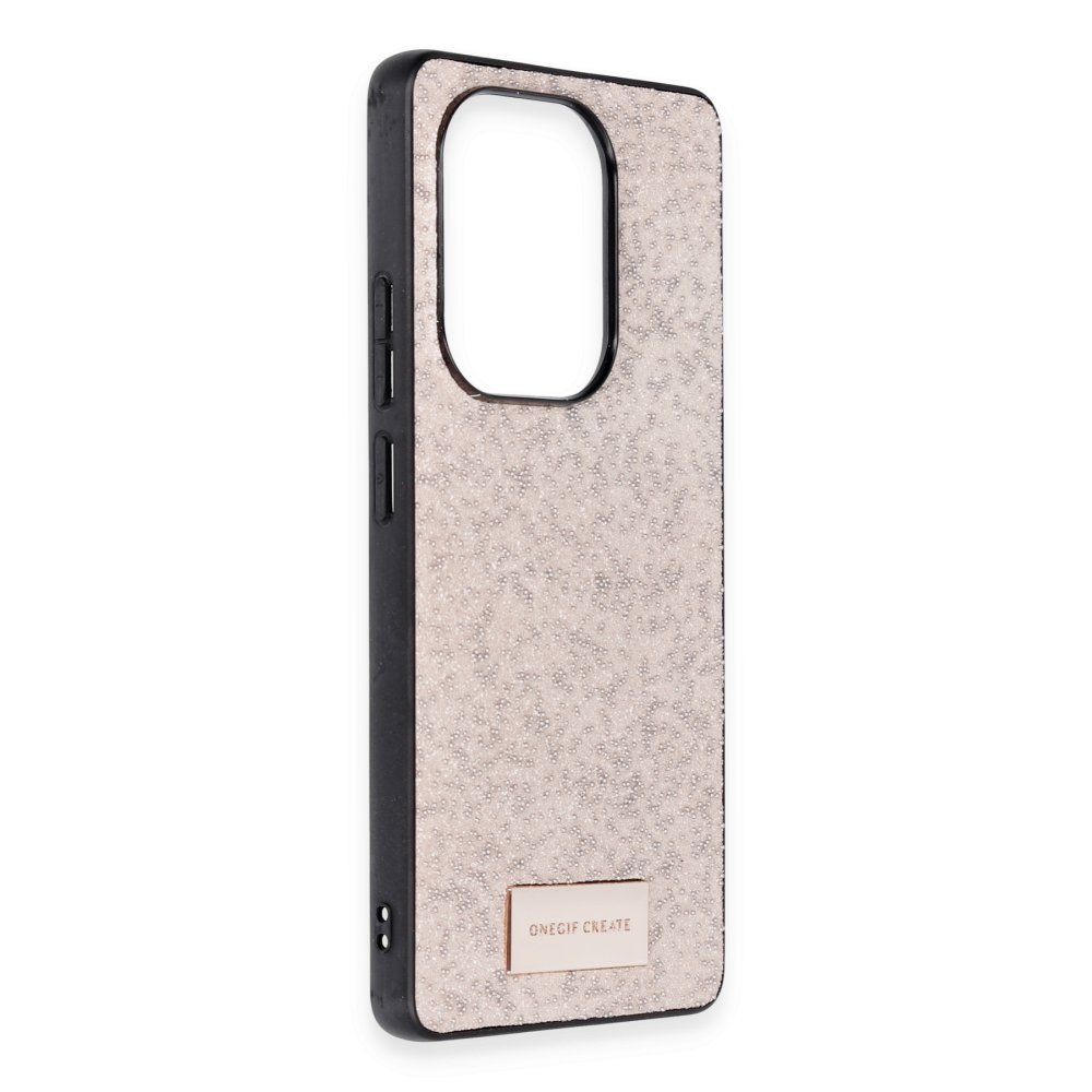 Onegif Xiaomi Poco M6 Pro 4G Bright Simli Kapak - Pembe