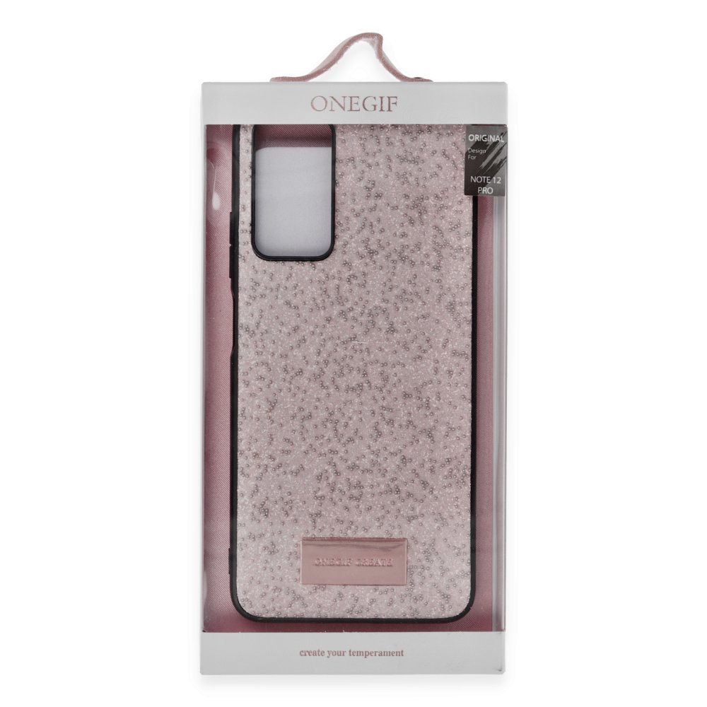 Onegif Xiaomi Redmi Note 11 Pro Bright Simli Kapak - Siyah