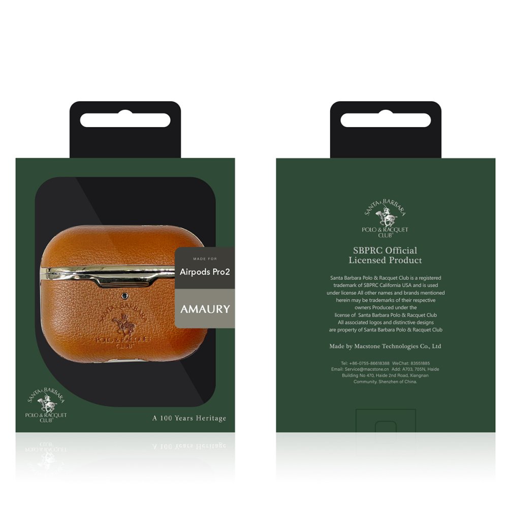 Santa Barbara Polo Racquet Club Airpods Pro (1.nesil) Amaury Kılıf - Kırmızı