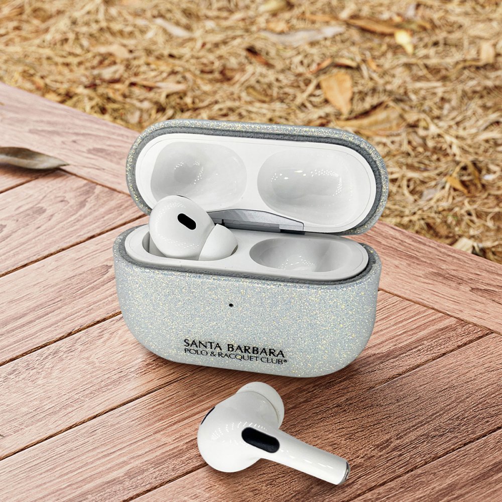 Santa Barbara Polo Racquet Club Airpods Pro (1.nesil) Aurora Simli Kılıf - Siyah