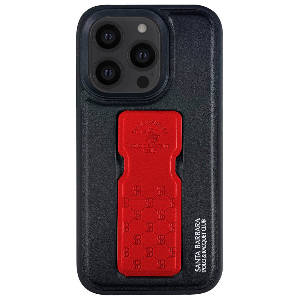 Santa Barbara Polo Racquet Club iPhone 13 Pro Max Parker Stand Kapak - Kırmızı