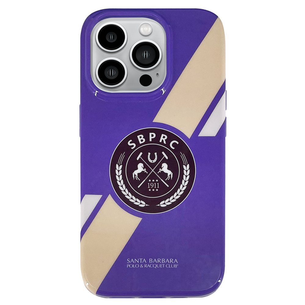 Santa Barbara Polo Racquet Club iPhone 14 Pro Max Alden Kapak - Mor