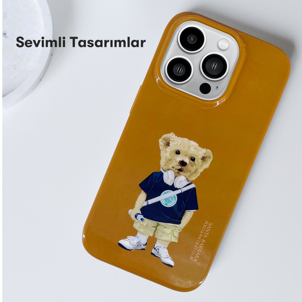 Santa Barbara Polo Racquet Club iPhone 14 Pro Max Chuck Kapak - Mor