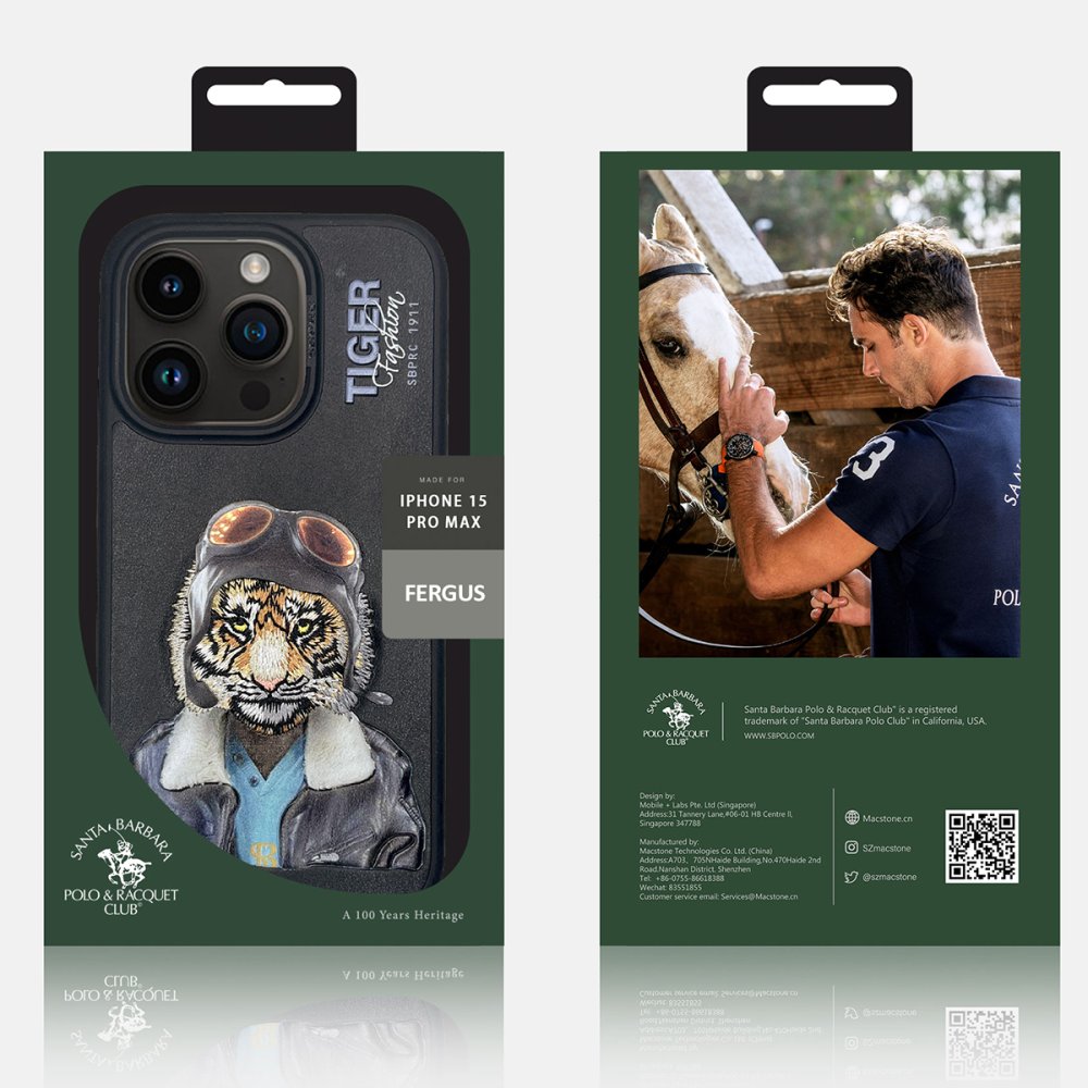 Santa Barbara Polo Racquet Club iPhone 15 Fergus Kapak - Lacivert